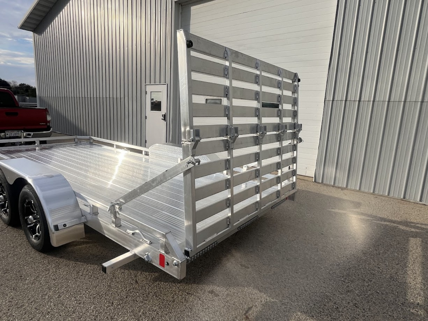 New 2026 Black Rhino **INCOMING** Aluminum Low Profile LPT8116A-7K w/ Bi-Fold Gate(ATV / UTV / Side by Side) Utility Trailer