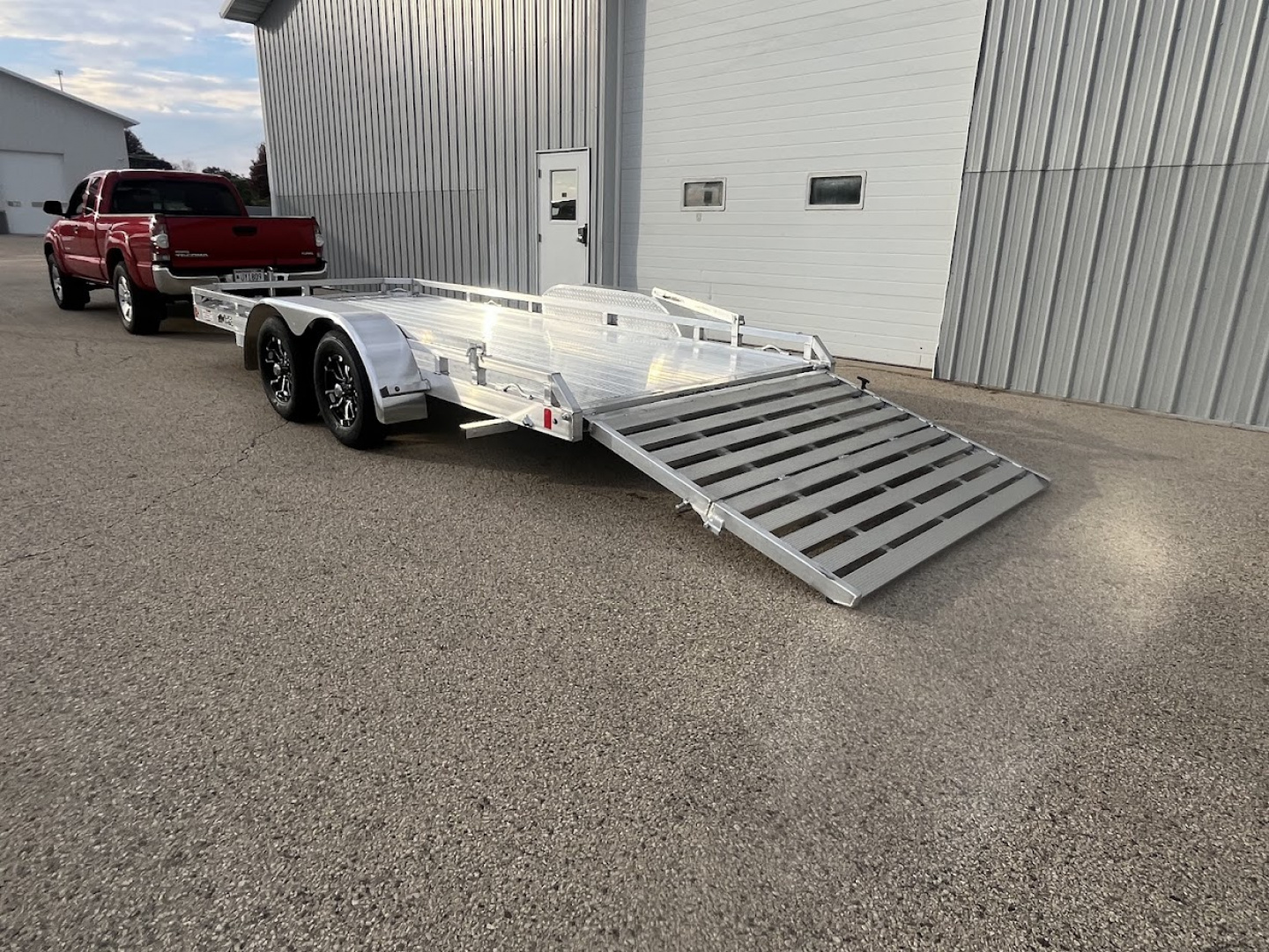 New 2026 Black Rhino **INCOMING** Aluminum Low Profile LPT8116A-7K w/ Bi-Fold Gate(ATV / UTV / Side by Side) Utility Trailer