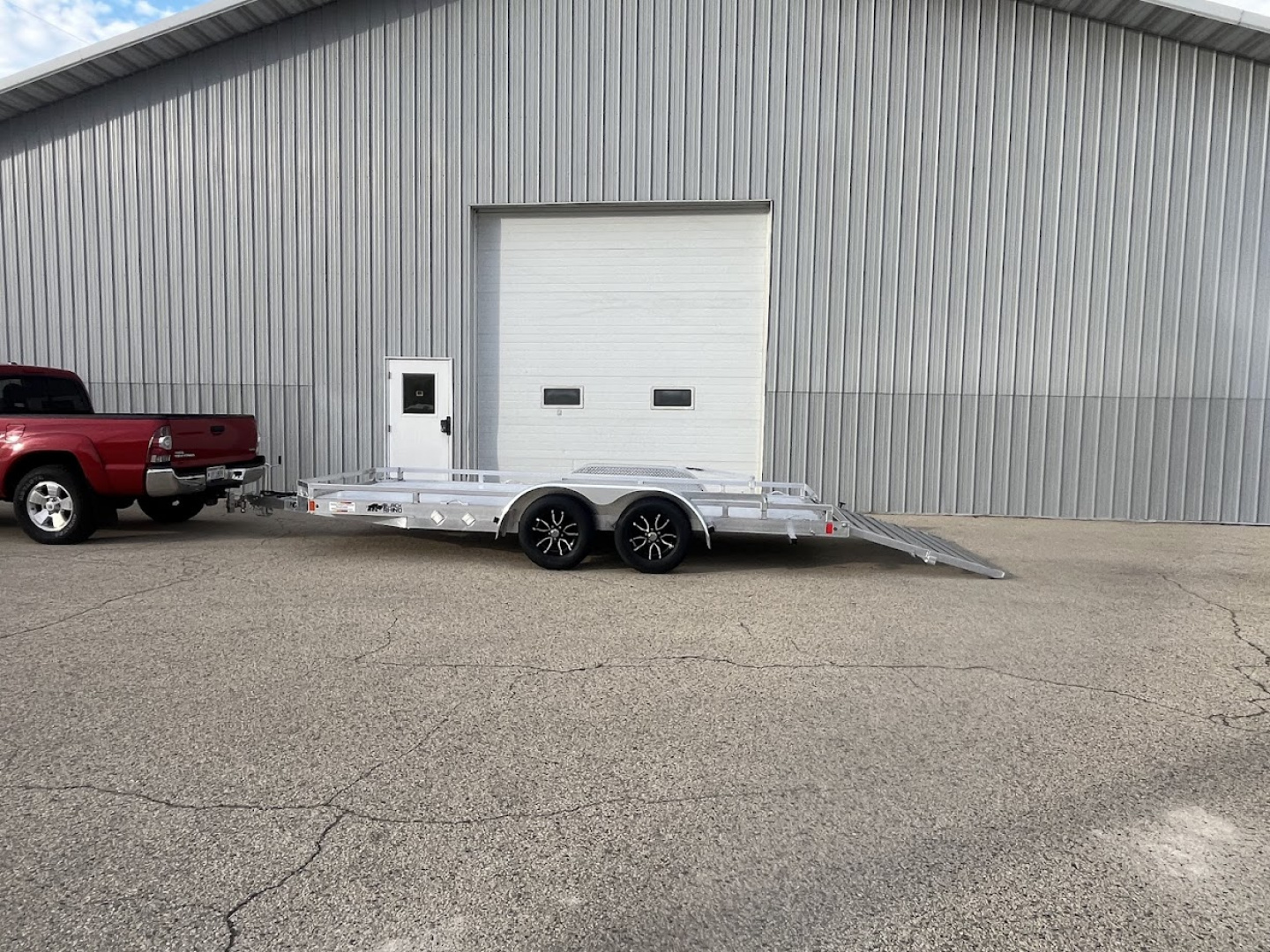 New 2026 Black Rhino **INCOMING** Aluminum Low Profile LPT8116A-7K w/ Bi-Fold Gate(ATV / UTV / Side by Side) Utility Trailer