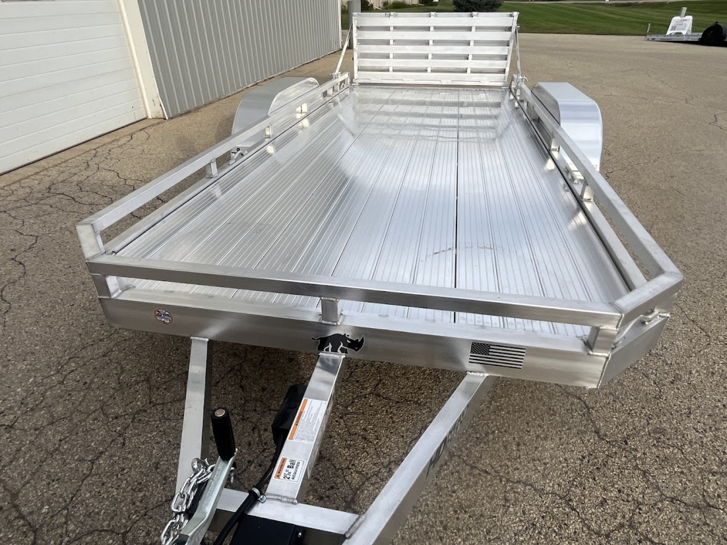 New 2026 Black Rhino **INCOMING** Aluminum Low Profile LPT8116A-7K w/ Bi-Fold Gate(ATV / UTV / Side by Side) Utility Trailer