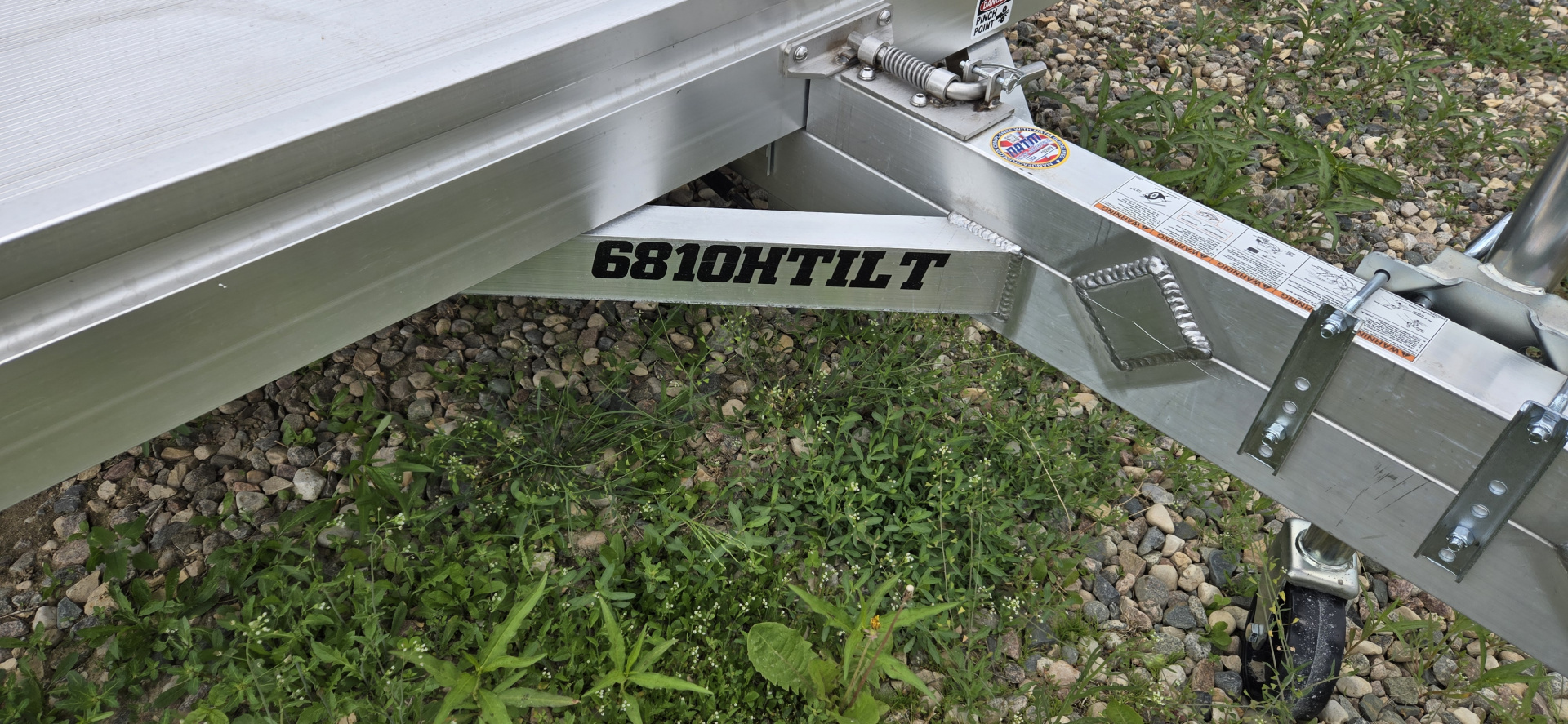 New 2026 Aluma 6810HTILT Utility Trailer