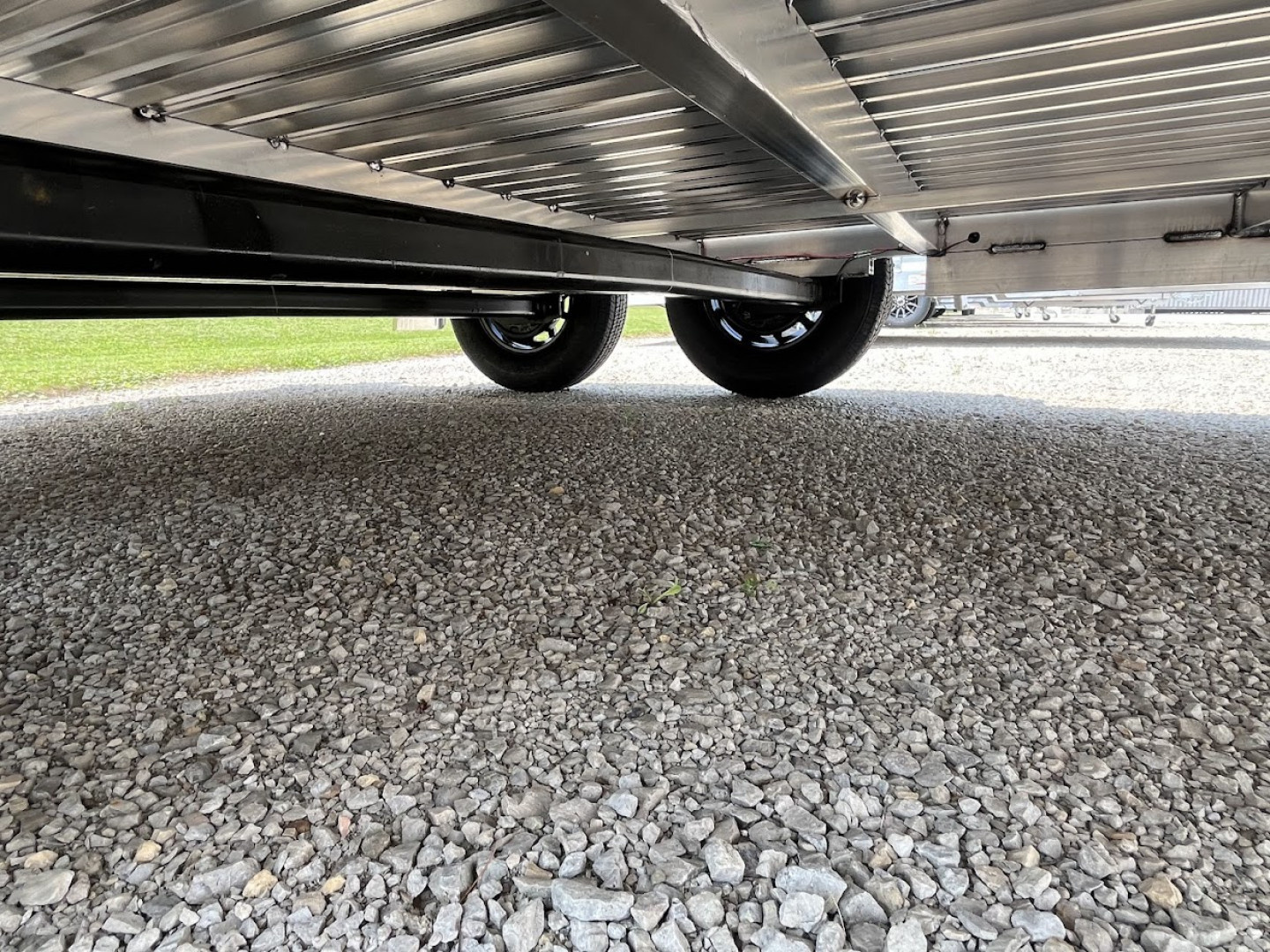 New 2026 Black Rhino **INCOMING** 81" x 14' Aluminum LPT8114A-7K w/ Brakes and Bifold Gate (ATV / UTV / Side by Side) Utility Trailer