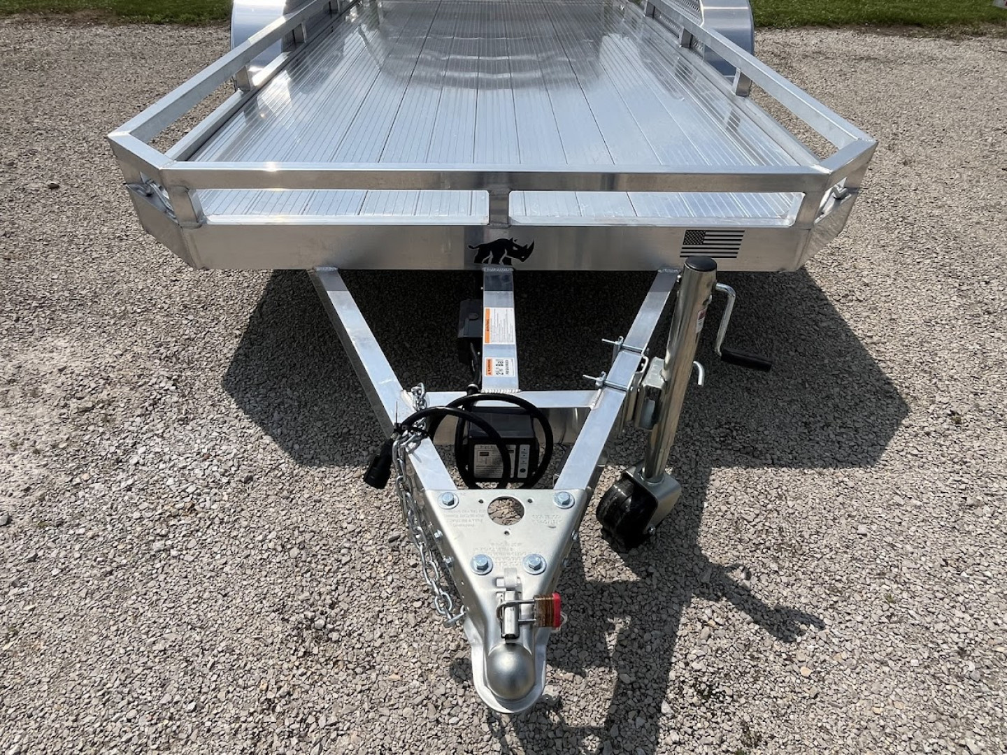 New 2026 Black Rhino **INCOMING** 81" x 14' Aluminum LPT8114A-7K w/ Brakes and Bifold Gate (ATV / UTV / Side by Side) Utility Trailer