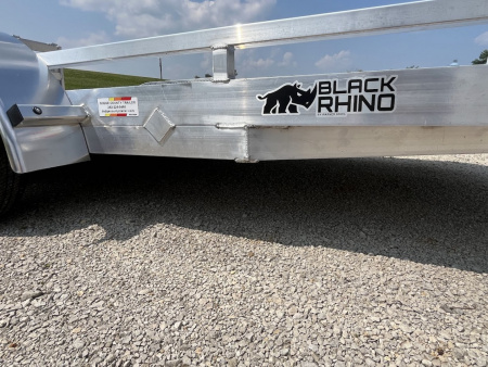 New 2026 Black Rhino **INCOMING** 81" x 14' Aluminum LPT8114A-7K w/ Brakes and Bifold Gate (ATV / UTV / Side by Side) Utility Trailer
