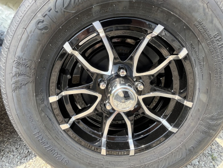 New 2026 Black Rhino **INCOMING** 81" x 14' Aluminum LPT8114A-7K w/ Brakes and Bifold Gate (ATV / UTV / Side by Side) Utility Trailer