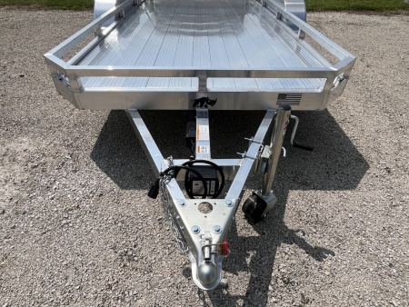 New 2026 Black Rhino **INCOMING** 81" x 14' Aluminum LPT8114A-7K w/ Brakes and Bifold Gate (ATV / UTV / Side by Side) Utility Trailer