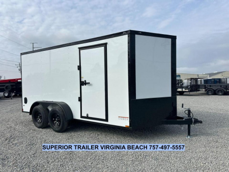 New 2026 Anvil 7X14 7K w/ Black Out Package & Ramp Door Cargo / Enclosed Trailer