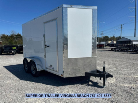 New 2026 Anvil 6X12 7K w/ Double Rear Doors & Extra Height Cargo / Enclosed Trailer