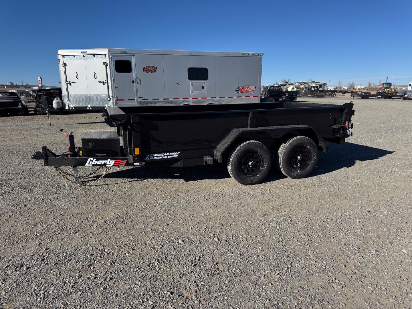 New 2026 Liberty LD7 72x12 Dump Trailer (7K GVW)