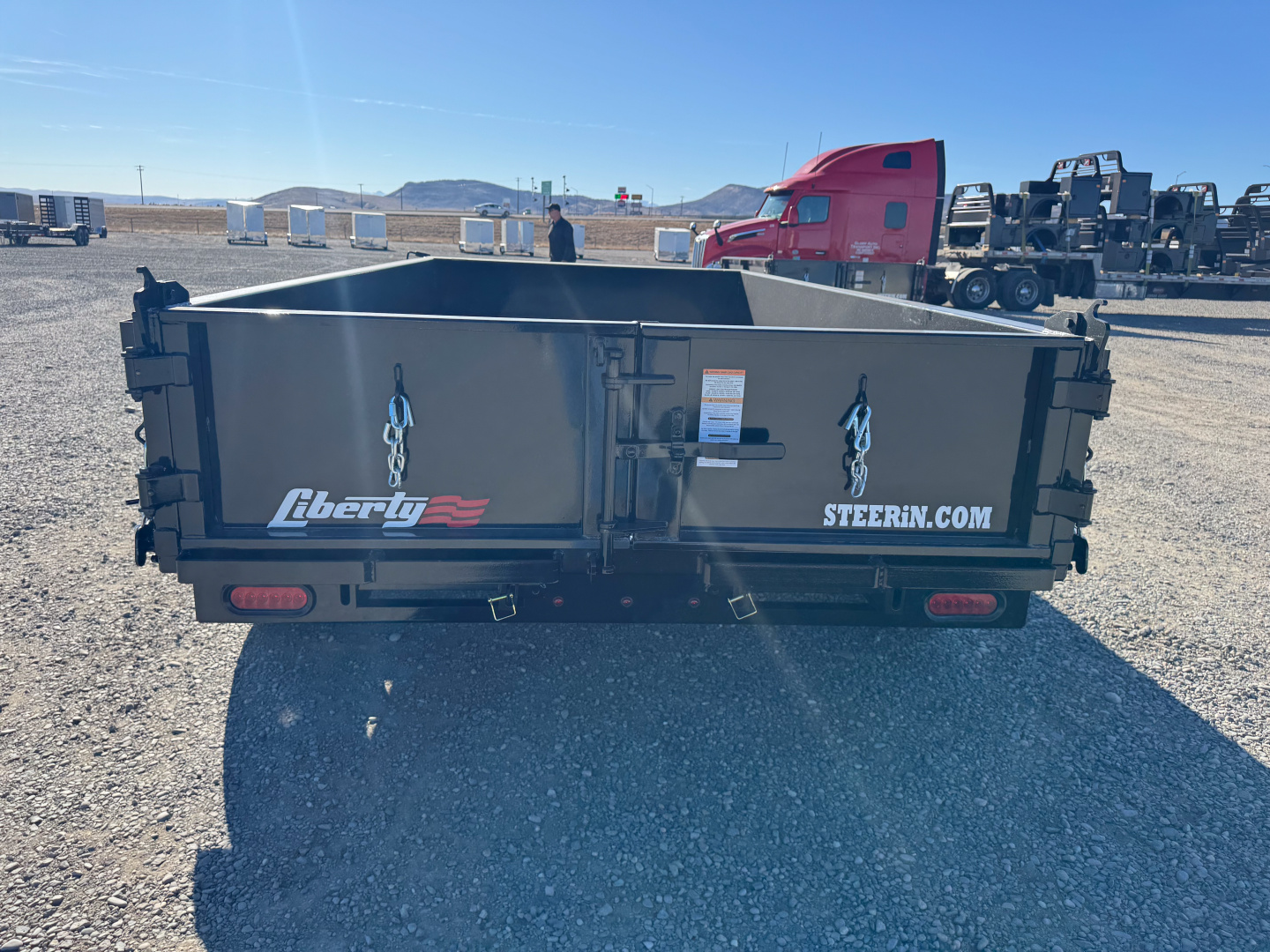 New 2026 Liberty LD7 72x12 Dump Trailer (7K GVW)
