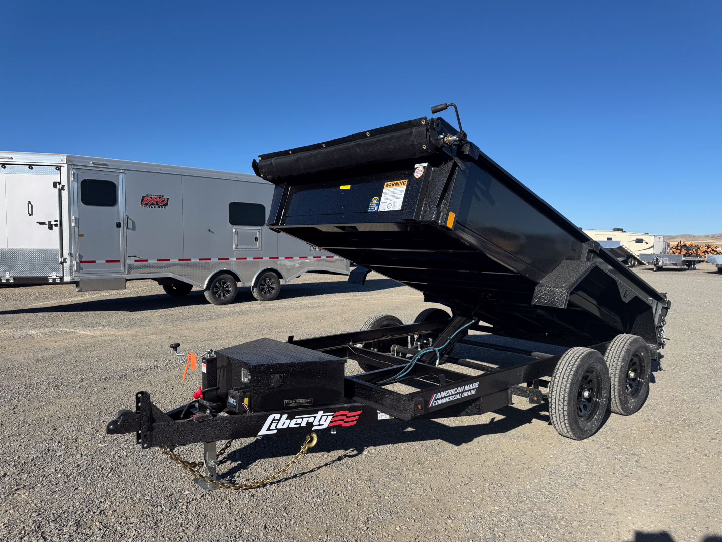 New 2026 Liberty LD7 72x12 Dump Trailer (7K GVW)