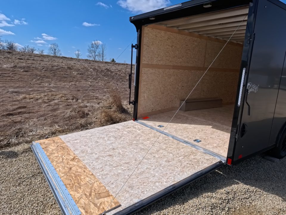 New 2026 Stealth Trailers 8.5 x 20 x 7 Cobra Cargo / Enclosed Trailer with 5,200 lb. Torsion Axles, 4'Beavertail -Charcoal with Blackout Pkg.