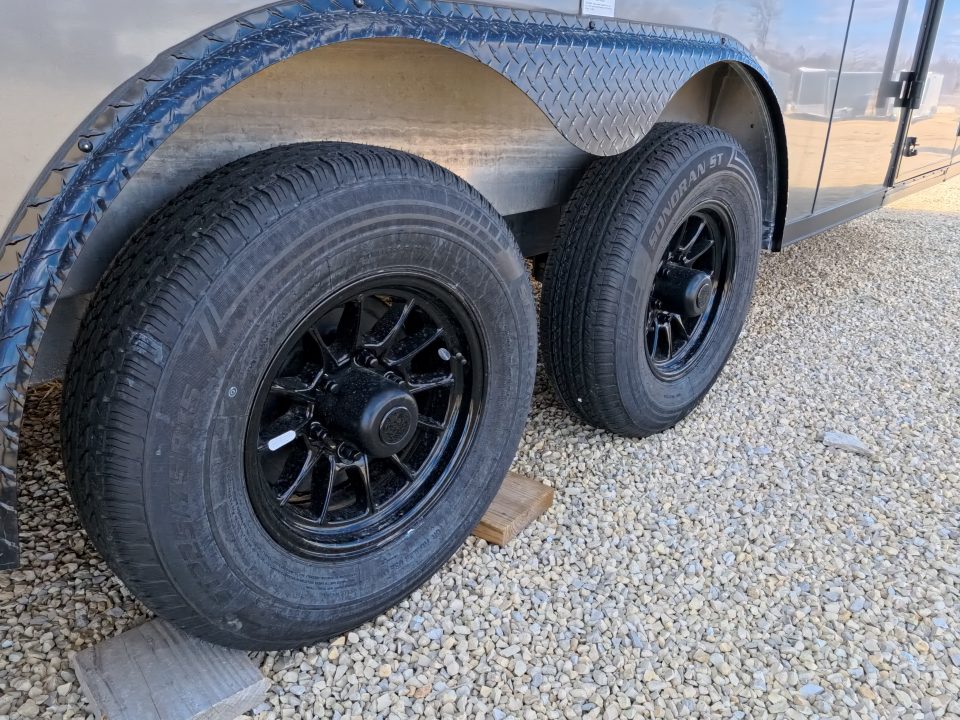 New 2026 Stealth Trailers 8.5 x 20 x 7 Cobra Cargo / Enclosed Trailer with 5,200 lb. Torsion Axles, 4'Beavertail -Charcoal with Blackout Pkg.
