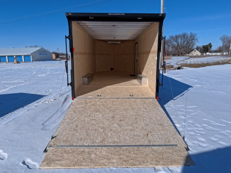 New 2026 Stealth Trailers 8.5 x 20 x 7 Cobra Cargo / Enclosed Trailer with 5,200 lb. Torsion Axles, 4'Beavertail -Charcoal with Blackout Pkg.