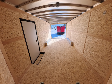 New 2026 Stealth Trailers 8.5 x 20 x 7 Cobra Cargo / Enclosed Trailer with 5,200 lb. Torsion Axles, 4'Beavertail -Charcoal with Blackout Pkg.