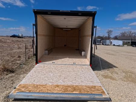 New 2026 Stealth Trailers 8.5 x 20 x 7 Cobra Cargo / Enclosed Trailer with 5,200 lb. Torsion Axles, 4'Beavertail -Charcoal with Blackout Pkg.