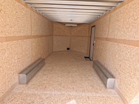 New 2026 Stealth Trailers 8.5 x 20 x 7 Cobra Cargo / Enclosed Trailer with 5,200 lb. Torsion Axles, 4'Beavertail -Charcoal with Blackout Pkg.