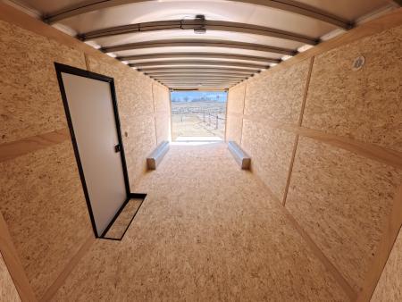 New 2026 Stealth Trailers 8.5 x 20 x 7 Cobra Cargo / Enclosed Trailer with 5,200 lb. Torsion Axles, 4'Beavertail -Charcoal with Blackout Pkg.