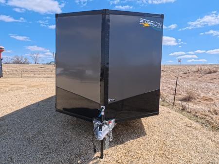 New 2026 Stealth Trailers 8.5 x 20 x 7 Cobra Cargo / Enclosed Trailer with 5,200 lb. Torsion Axles, 4'Beavertail -Charcoal with Blackout Pkg.