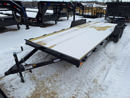 New 2026 AMO 82x20 Car Hauler 1 Axle Brake Led Lights