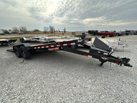 New 2026 H&H Black 82"x24' 14k Electric Tilt Speed Loader Car Hauler Trailer