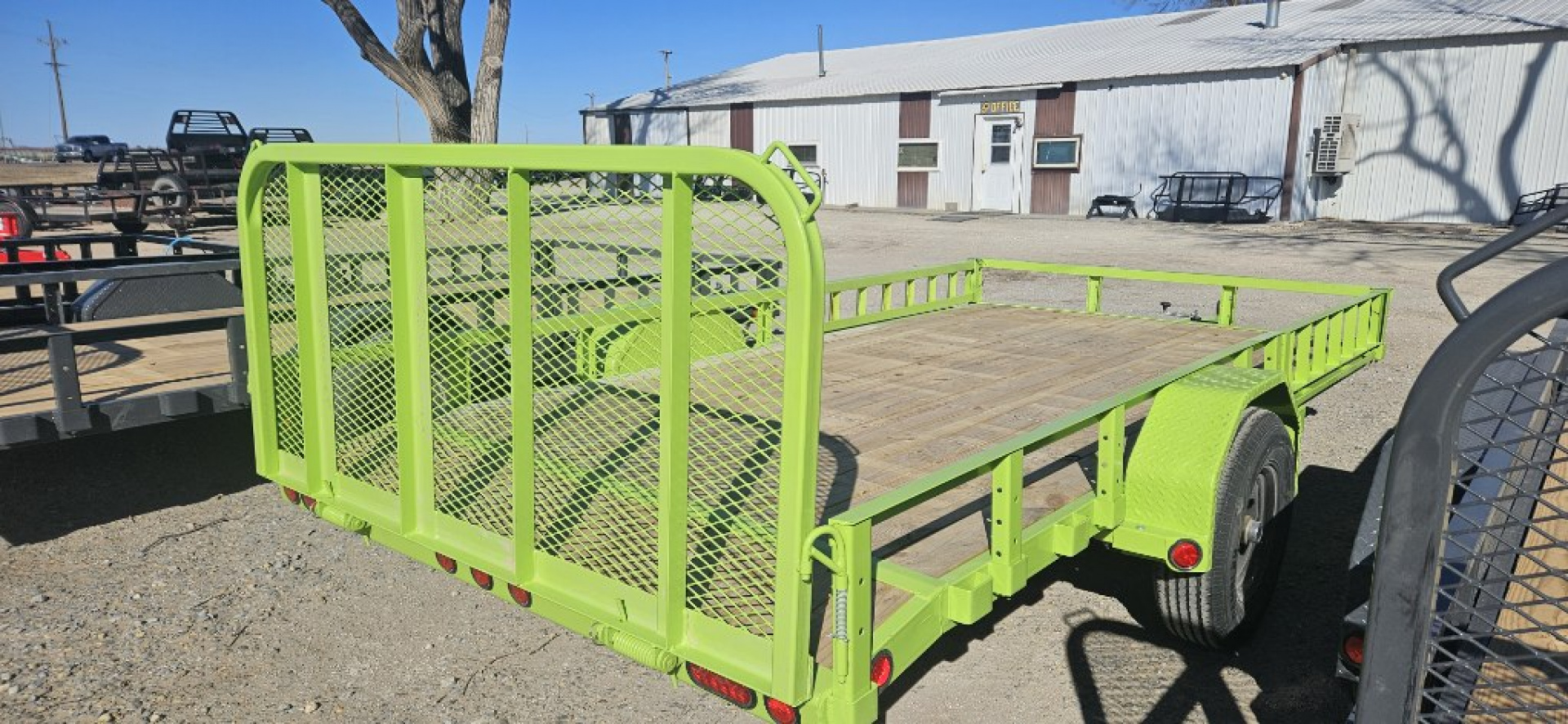 New 2026 PJ TRAILERS 14' x 83 in. Single 5200# Axle Channel Utility Trailer