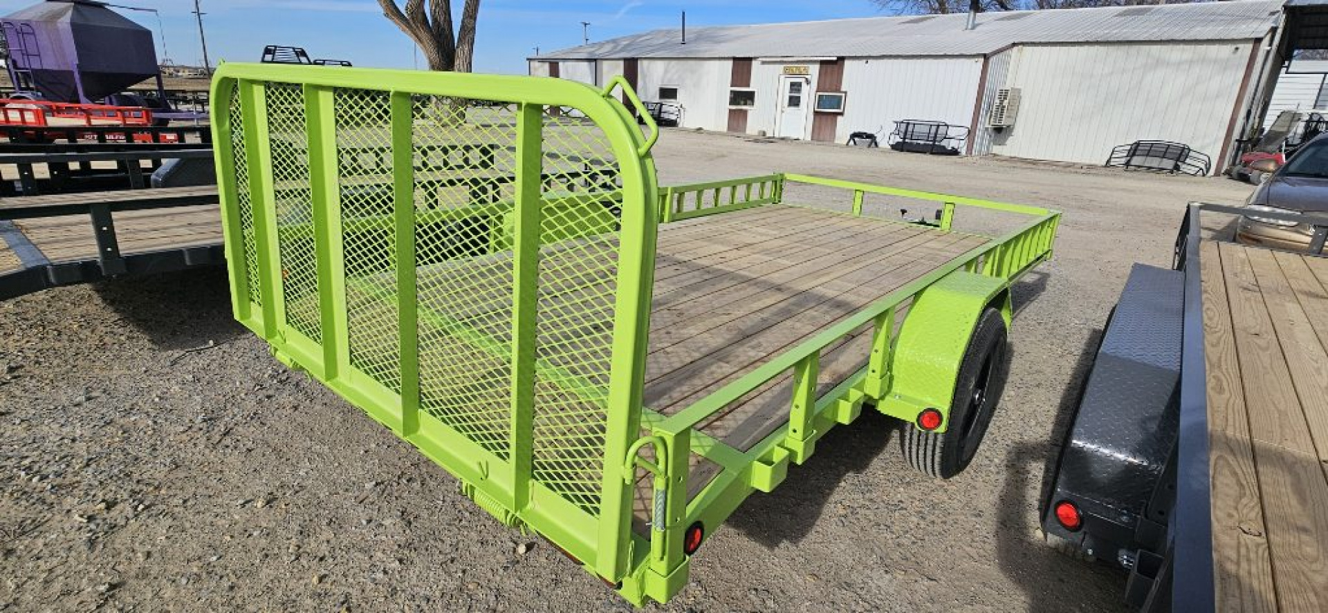 New 2026 PJ TRAILERS 14' x 83 in. Single 5200# Axle Channel Utility Trailer