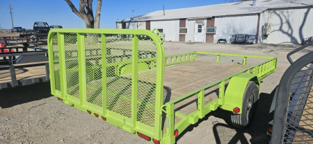New 2026 PJ TRAILERS 14' x 83 in. Single 5200# Axle Channel Utility Trailer