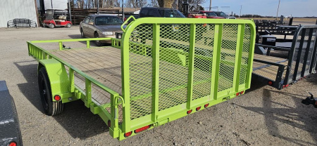 New 2026 PJ TRAILERS 14' x 83 in. Single 5200# Axle Channel Utility Trailer