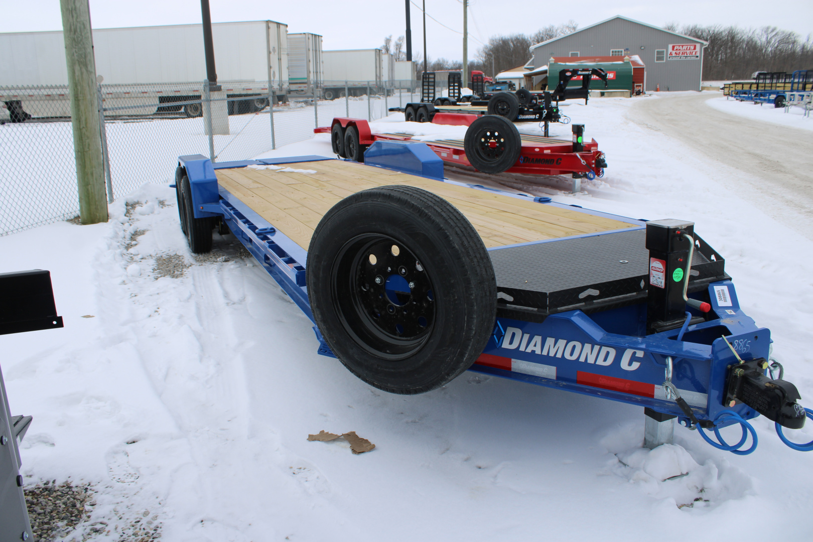 New 2026 Diamond C Trailers 24' MR 18K GVWR Equipment Trailer