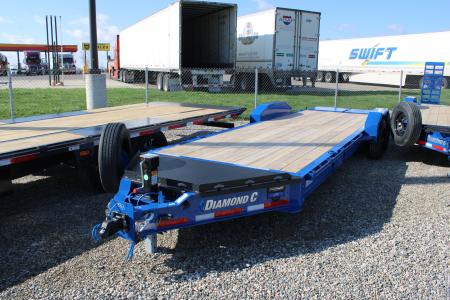 New 2026 Diamond C Trailers 24' MR 18K GVWR Equipment Trailer
