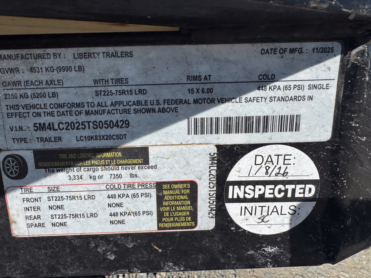 New 2026 Liberty LC10K Car Hauler