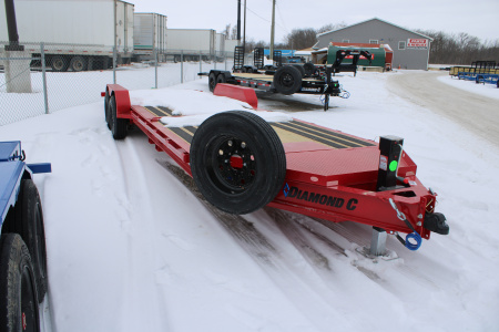 New 2026 Diamond C Trailers 24' MR 18K GVWR Equipment Trailer