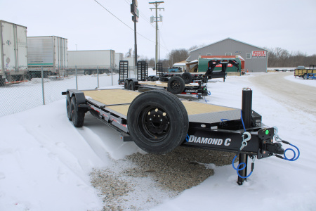 New 2026 Diamond C Trailers 22' TILT 23K GVWR Equipment Trailer