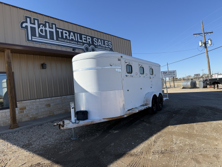 Used 1995 Easley 3 HORSE BP Horse Trailer