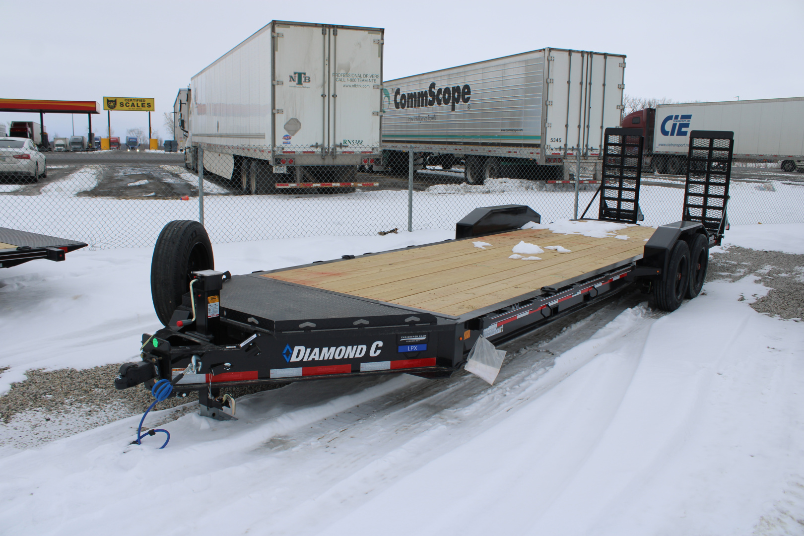 New 2026 Diamond C Trailers 24' FR 18K GVWR Equipment Trailer