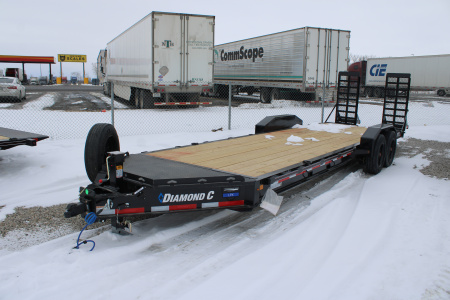 New 2026 Diamond C Trailers 24' FR 18K GVWR Equipment Trailer