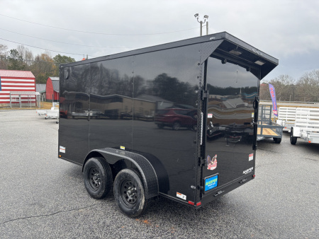 New 2026 QUALITY CARGO 6X12 TANDEM AXLE ENCLOSED TRAILER WITH REAR SPOILER AND POLYCORE EXTERIOR