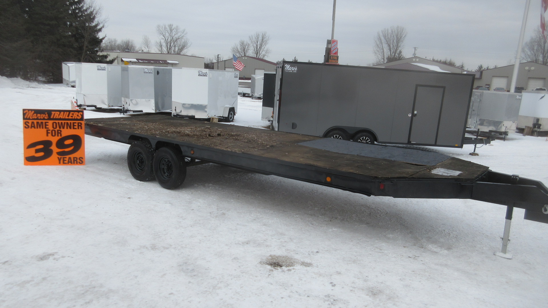 Used 2000 Other 28 Foot Deckover Trailer