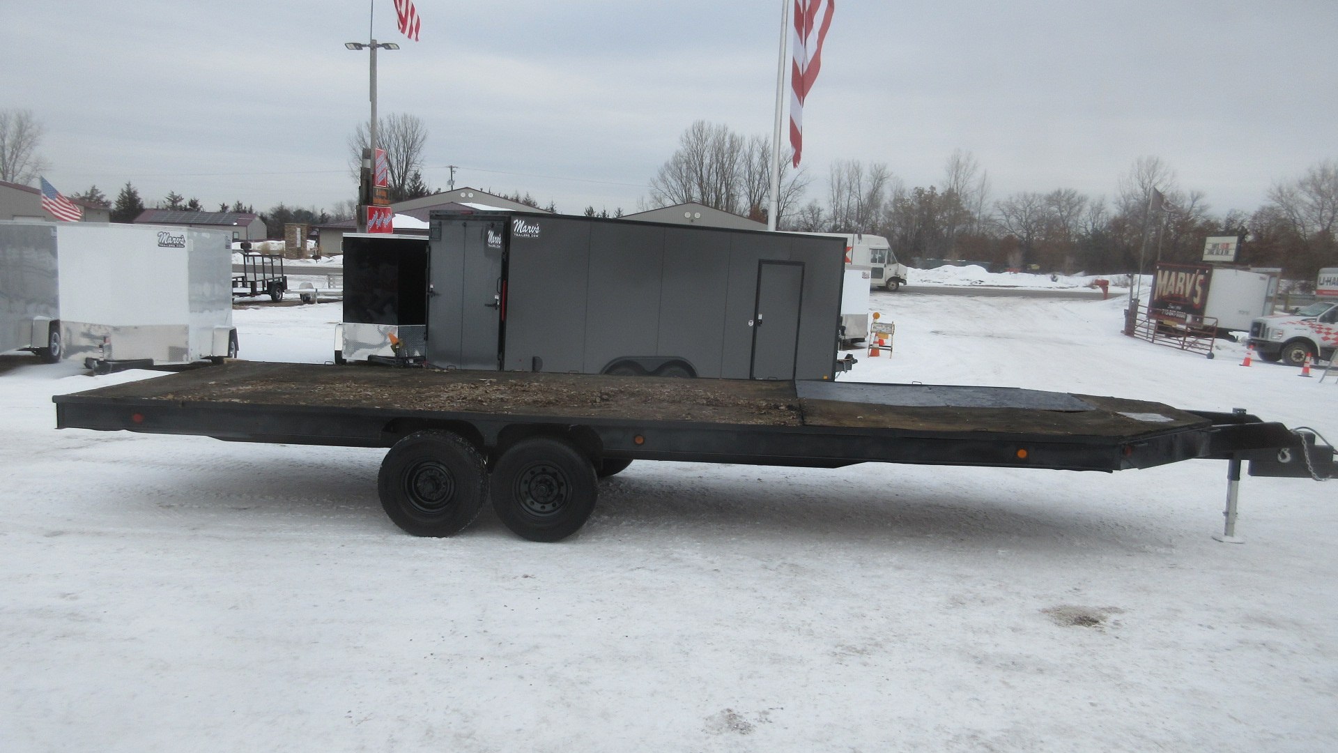 Used 2000 Other 28 Foot Deckover Trailer