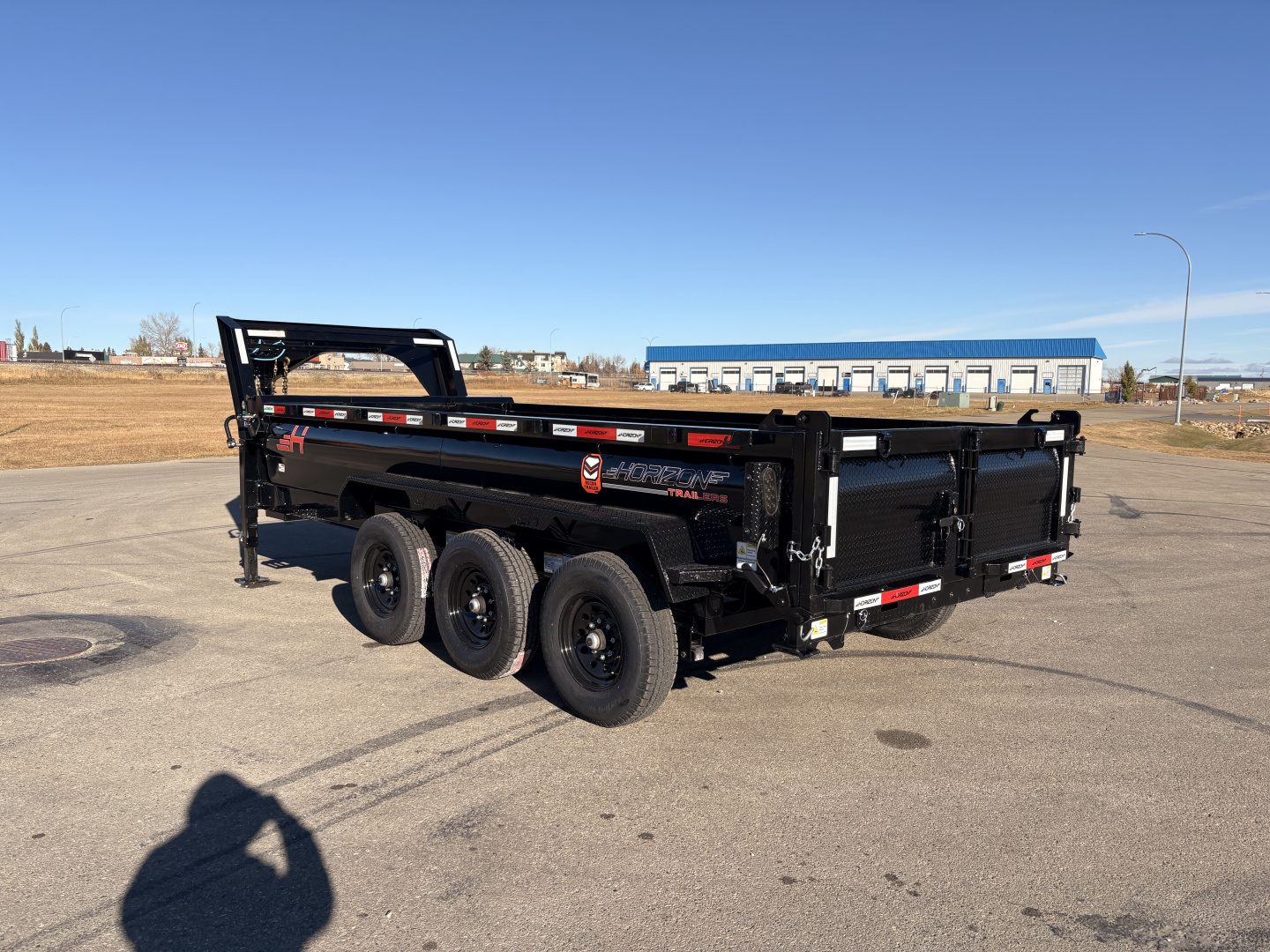 New 2026 Horizon Trailers HZ7 83''X16' GOOSE DUMP BOX W/ 2' HIGH SIDES 21000 GVWR Dump Trailer