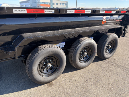 New 2026 Horizon Trailers HZ7 83''X16' GOOSE DUMP BOX W/ 2' HIGH SIDES 21000 GVWR Dump Trailer