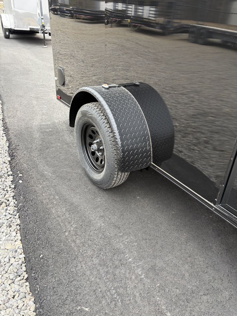 New 2026 Spartan Cargo 6X12 Enclosed PRO-SERIES Trailer, Blackout PolyCor, Single Axle, 6'6" Interior, StableDeck, Full Thermoply Ceiling Liner