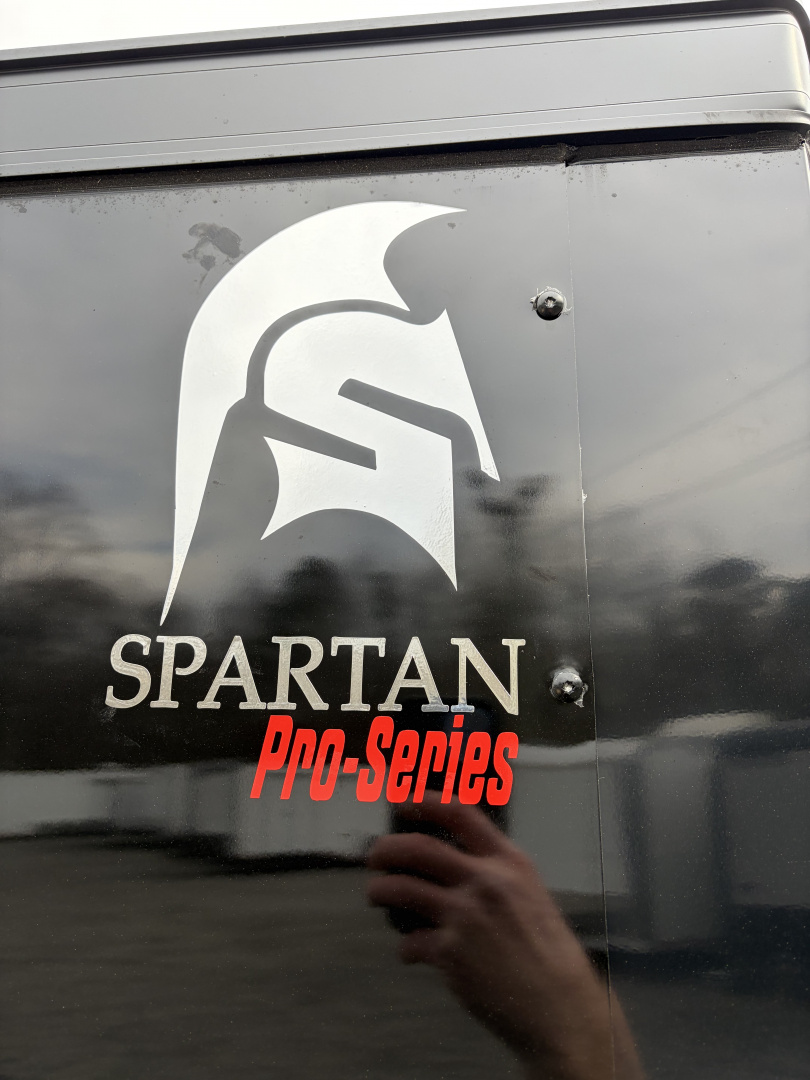 New 2026 Spartan Cargo 6X12 Enclosed PRO-SERIES Trailer, Blackout PolyCor, Single Axle, 6'6" Interior, StableDeck, Full Thermoply Ceiling Liner