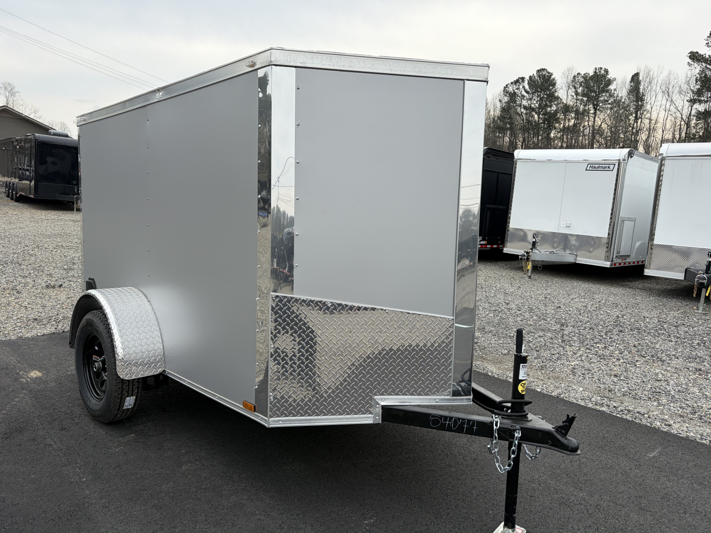 New 2026 Spartan 5X8 Enclosed Trailer, Side Door, Barlock, Polycor, Stabledeck