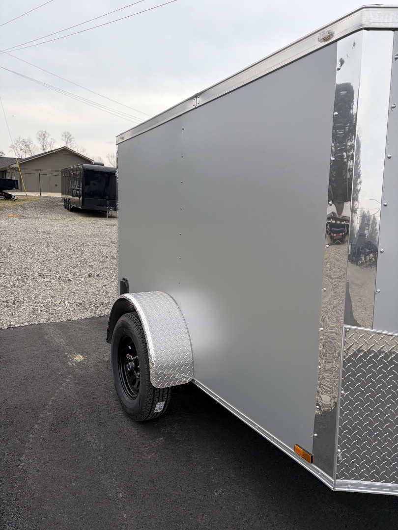 New 2026 Spartan 5X8 Pro-Series Enclosed Trailer, Side Door Barlock, Polycor, Stabledeck