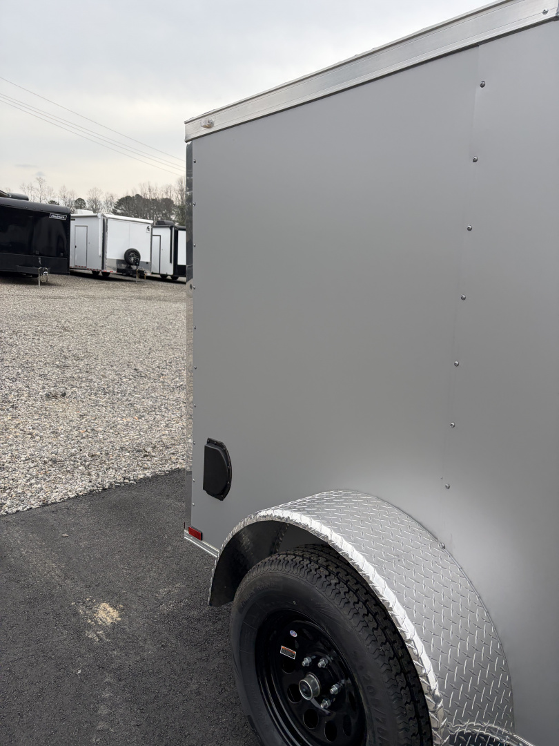 New 2026 Spartan 5X8 Pro-Series Enclosed Trailer, Side Door Barlock, Polycor, Stabledeck