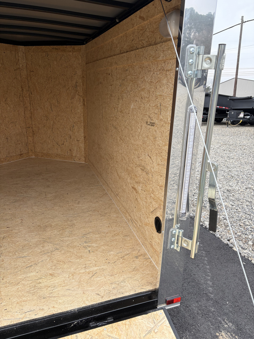 New 2026 Spartan 5X8 Pro-Series Enclosed Trailer, Side Door Barlock, Polycor, Stabledeck