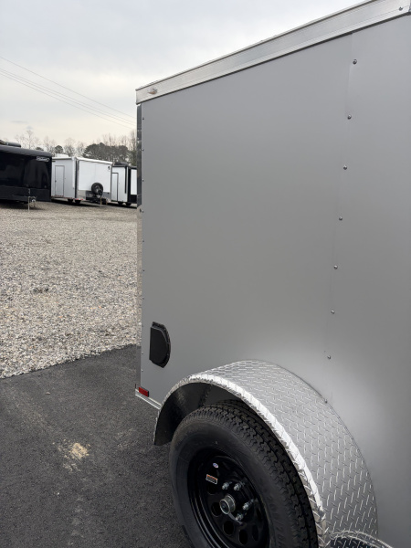 New 2026 Spartan 5X8 Pro-Series Enclosed Trailer, Side Door Barlock, Polycor, Stabledeck