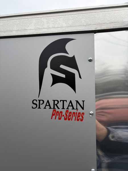 New 2026 Spartan 5X8 Pro-Series Enclosed Trailer, Side Door Barlock, Polycor, Stabledeck